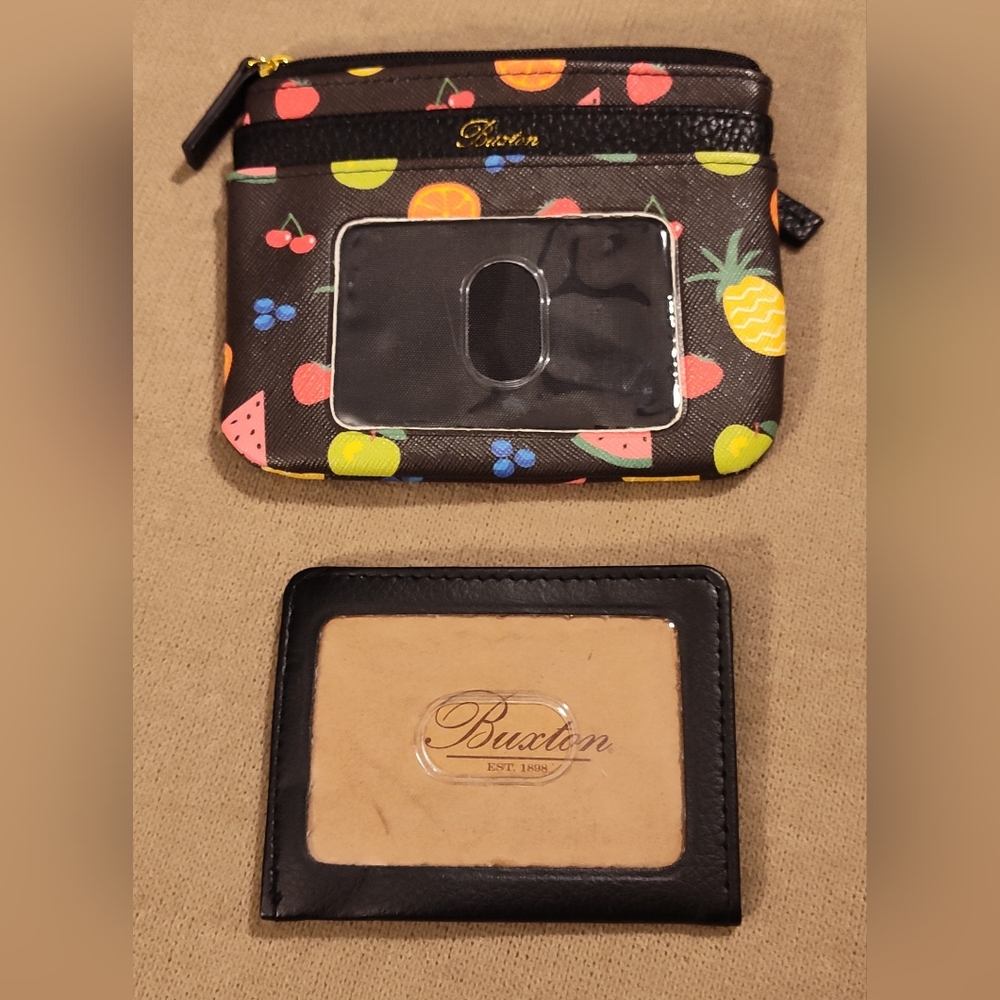 Buxton Fruit Print Wallet Set